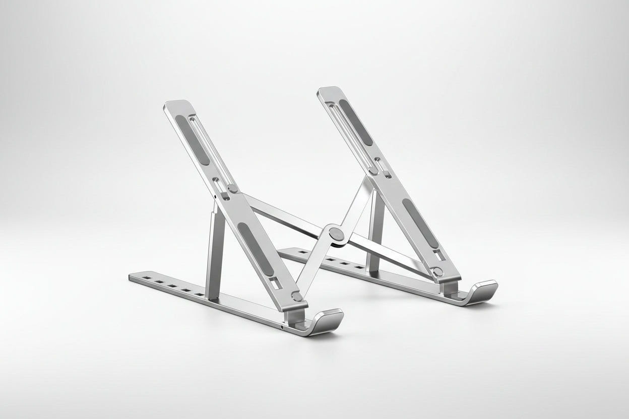 Adjustable aluminum Laptop Stand-Ergonomic, Foldable Desk Stand for Better posture