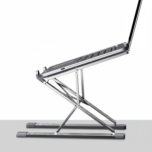 Adjustable aluminum Laptop Stand-Ergonomic, Foldable Desk Stand for Better posture